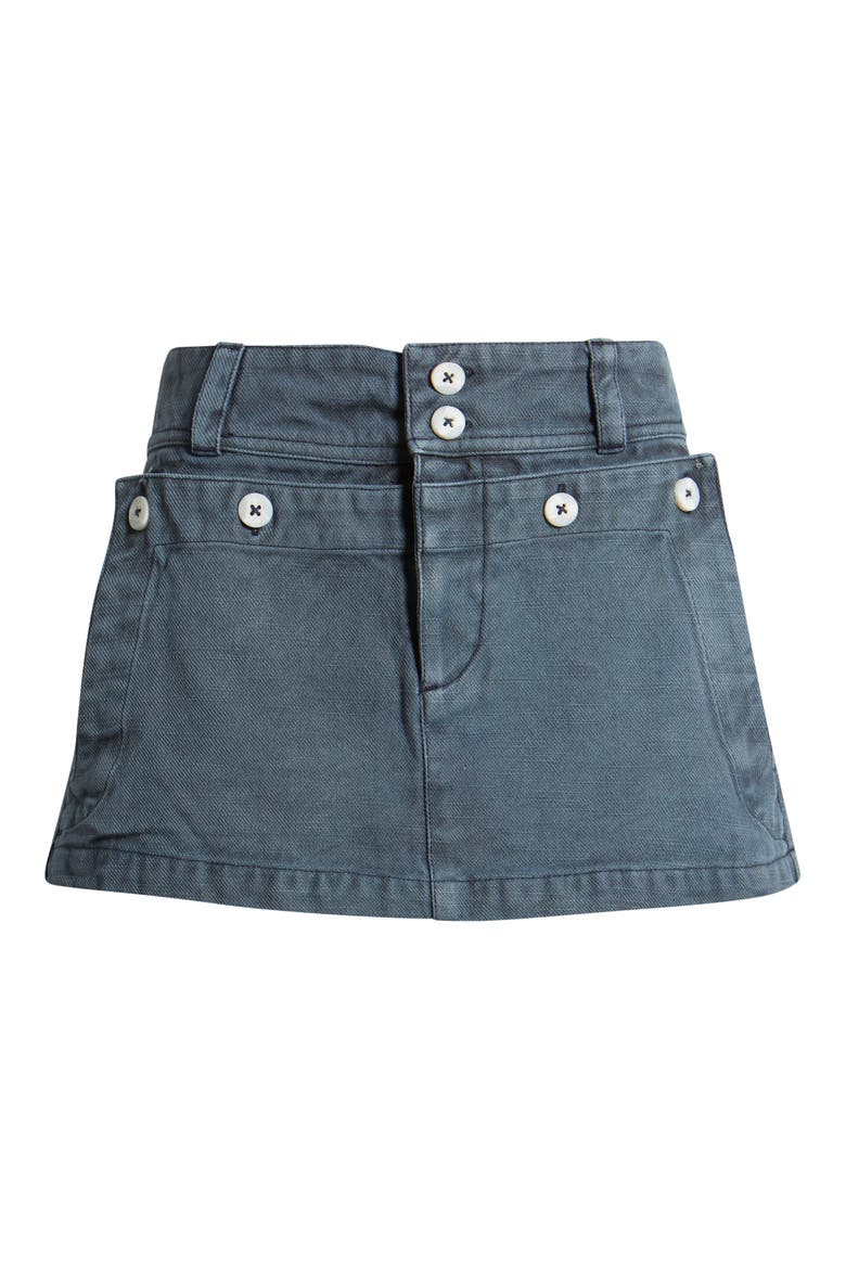 Dream Weaver Cotton Twill Micro Miniskirt, Alternate, color, TWINKLING TWILIGHT