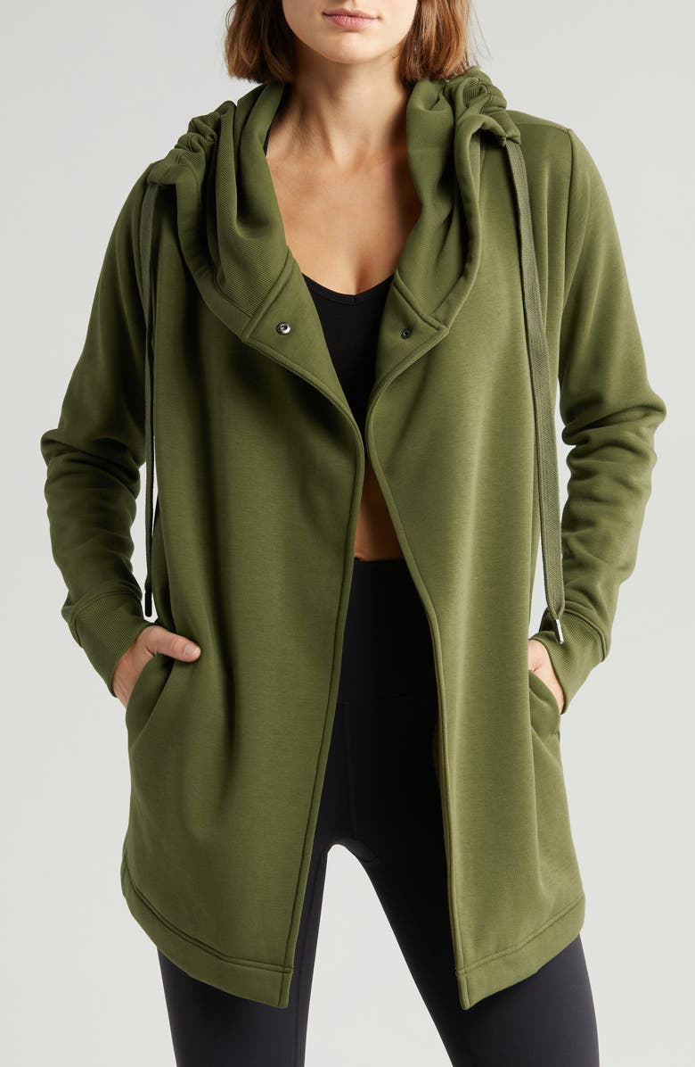 Zella Amazing Cozy Wrap Jacket, Main, color,