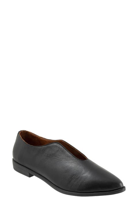 【COLOR iN ID】instep cut-out loafer Women's Leather Casual Cutout Loafers Flat Slip-on Shoes