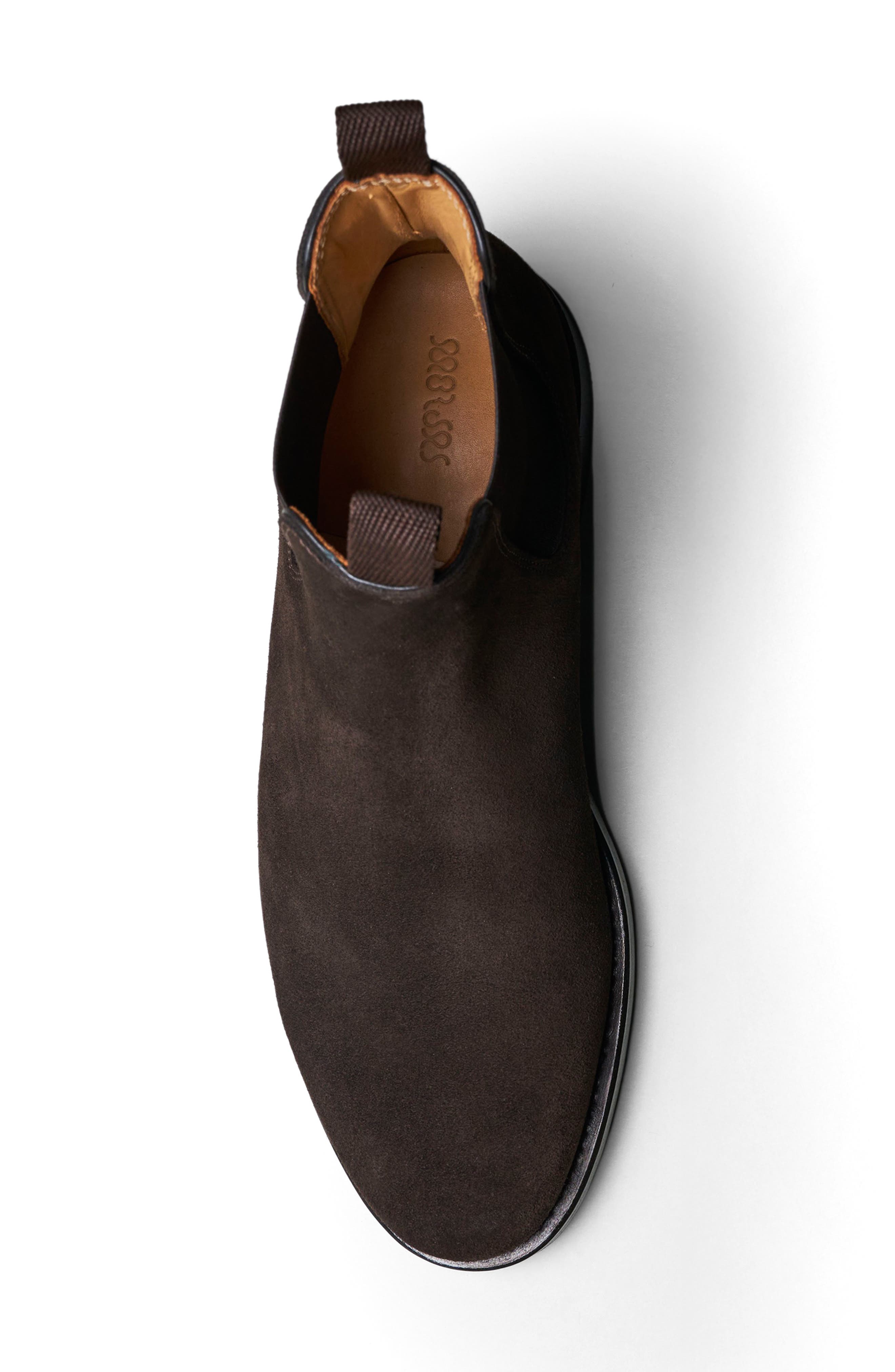 The Chelsea Boot, Alternate, color, BROWN SUEDE