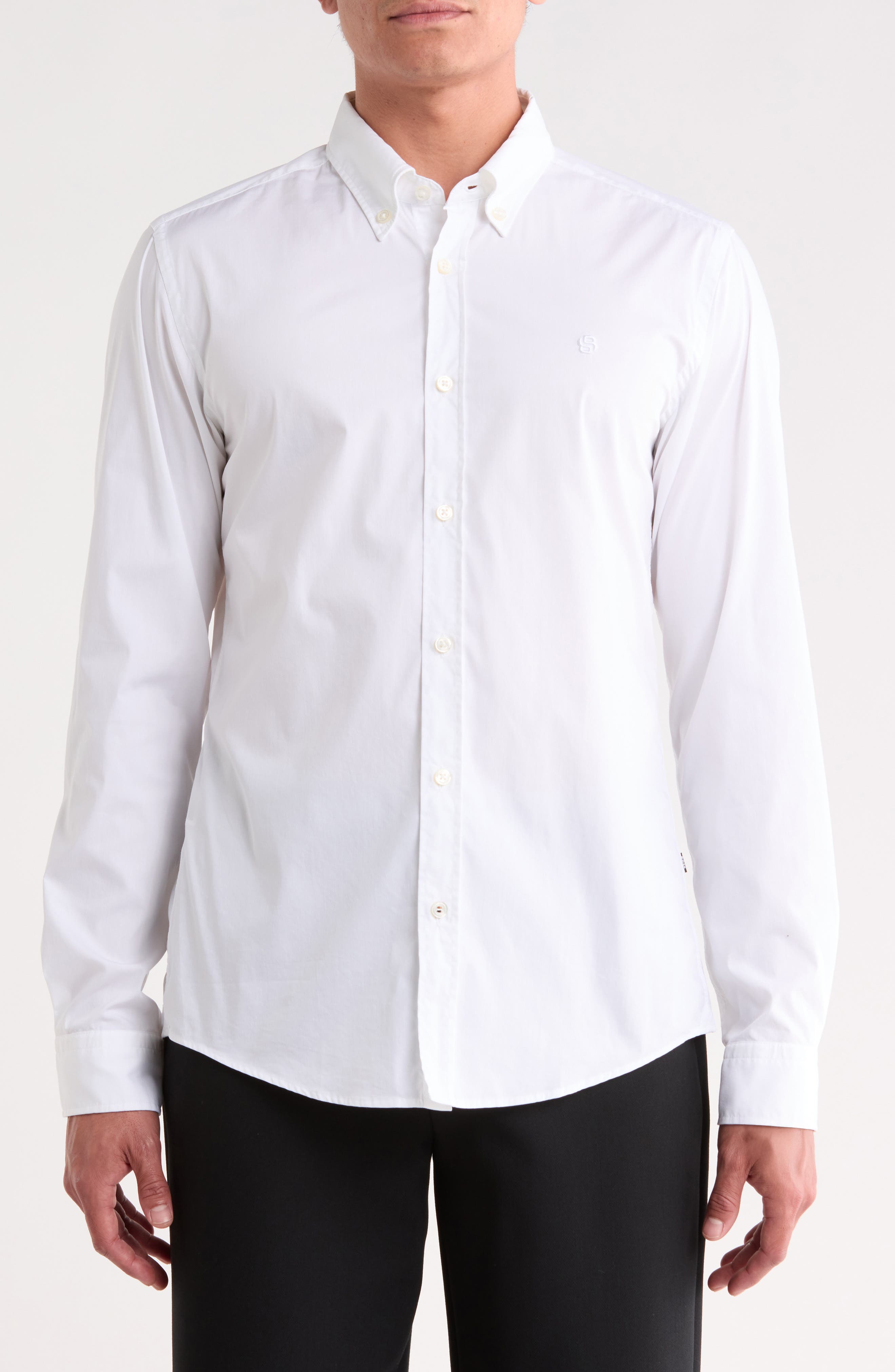 Roan Slim Fit Stretch Button-Up Shirt