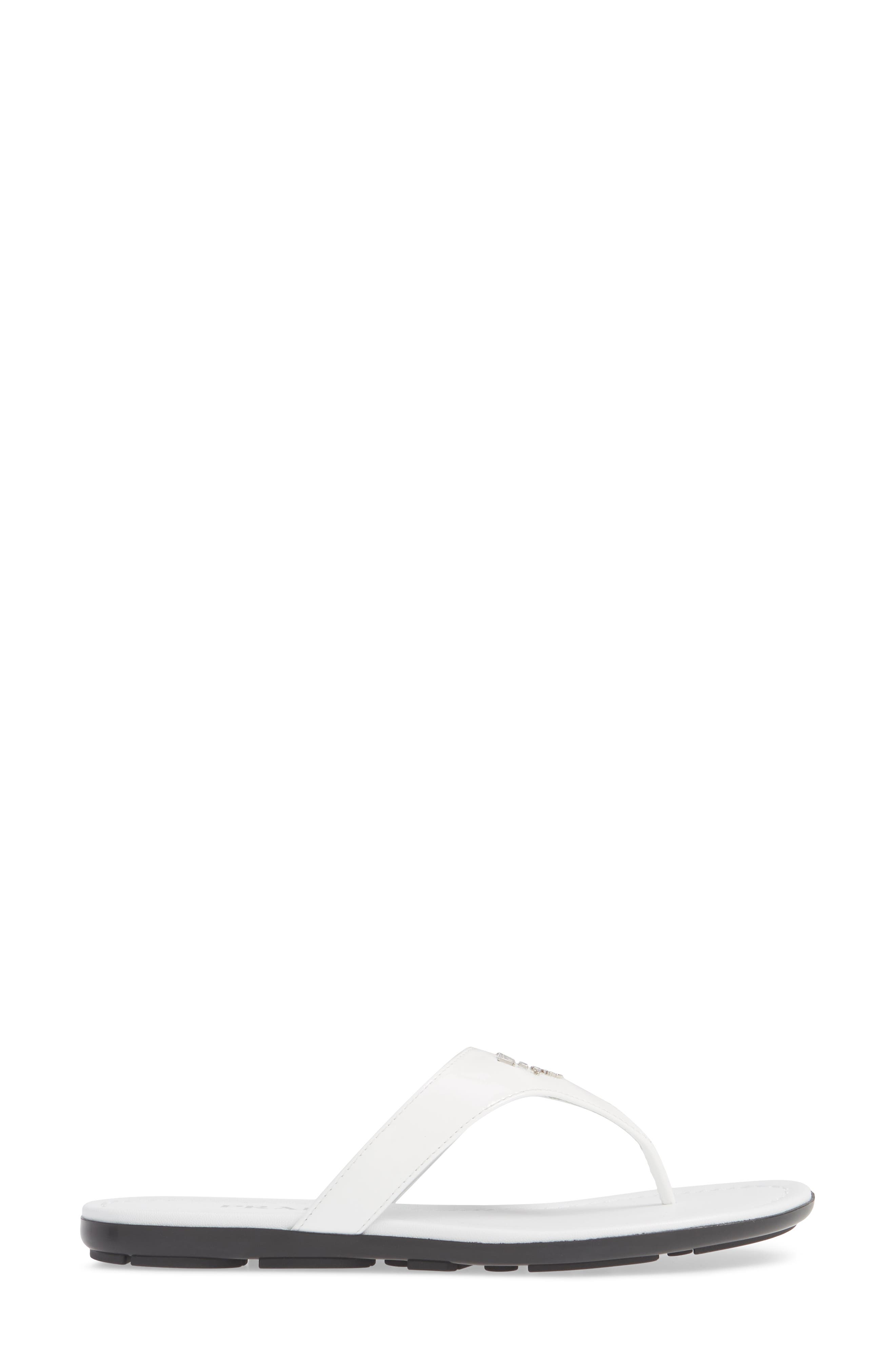 Logo Flip Flop, Alternate, color, WHITE