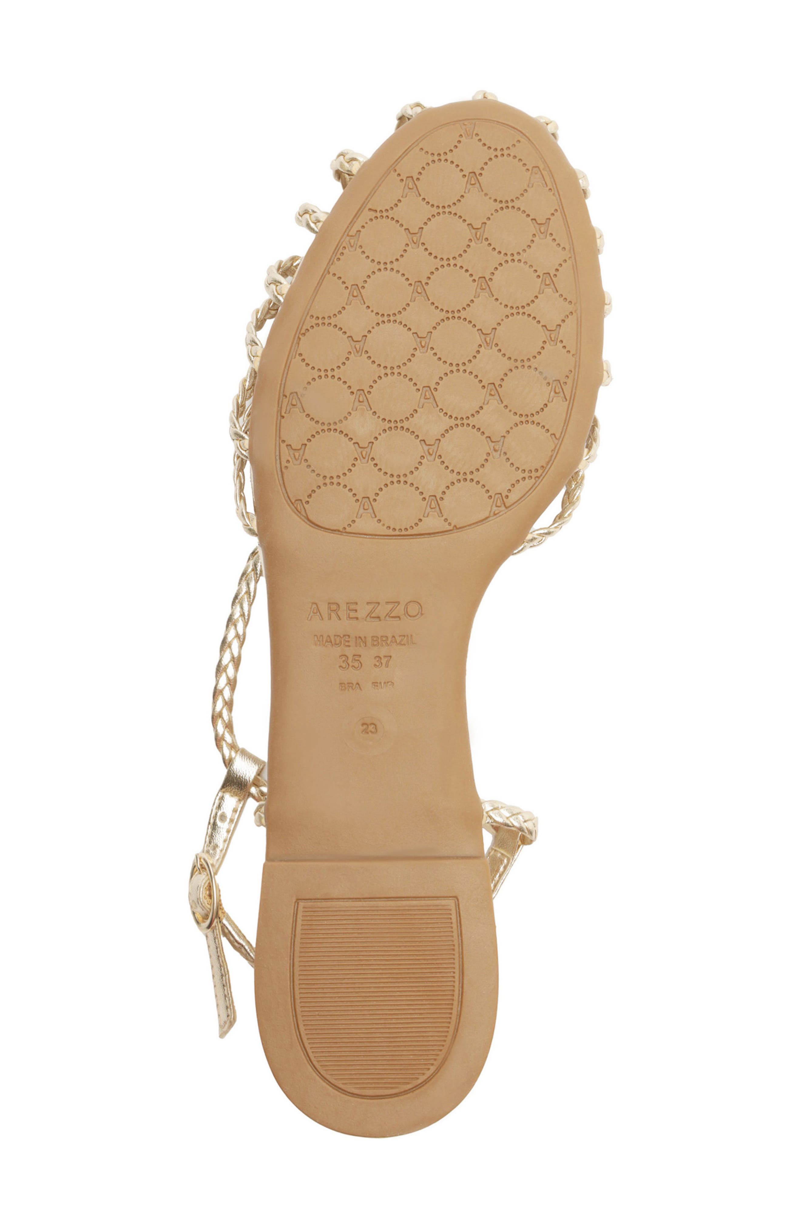 Arezzo Paola Slingback Sandal, Alternate, color, Platino