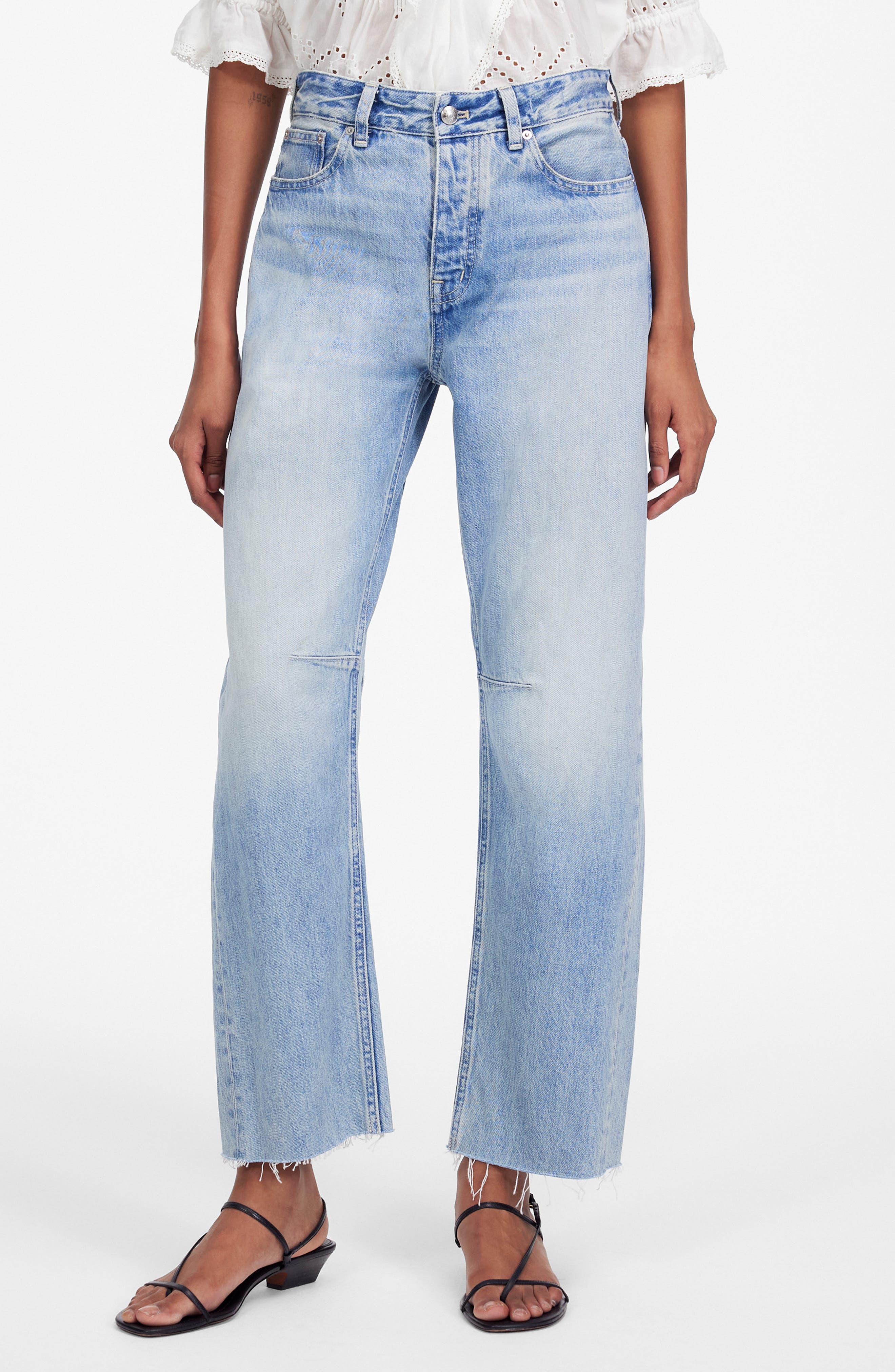 Madewell The Darted Barrel Leg Jeans