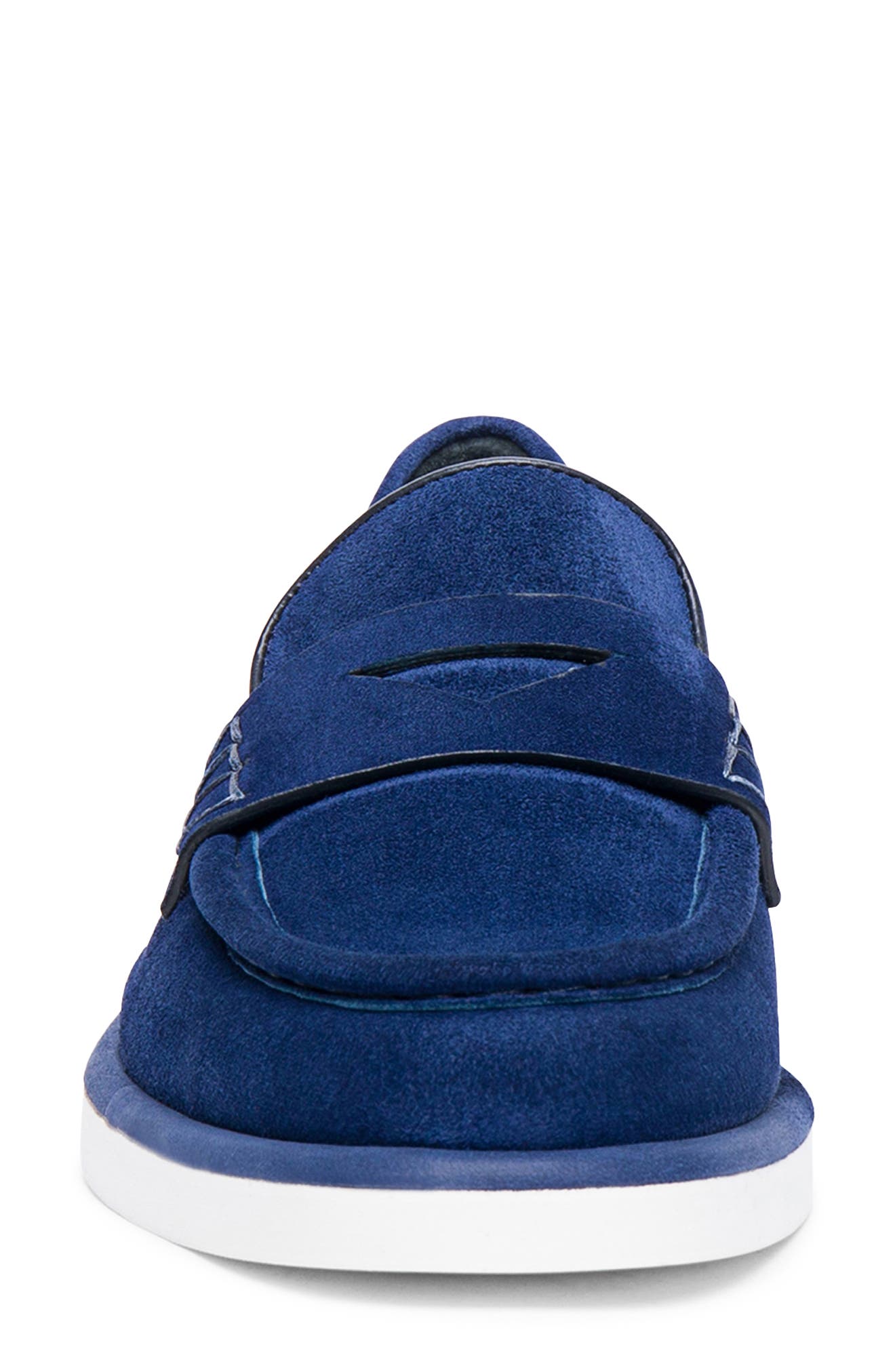 Santoni Funnel Penny Loafer, Alternate, color, 