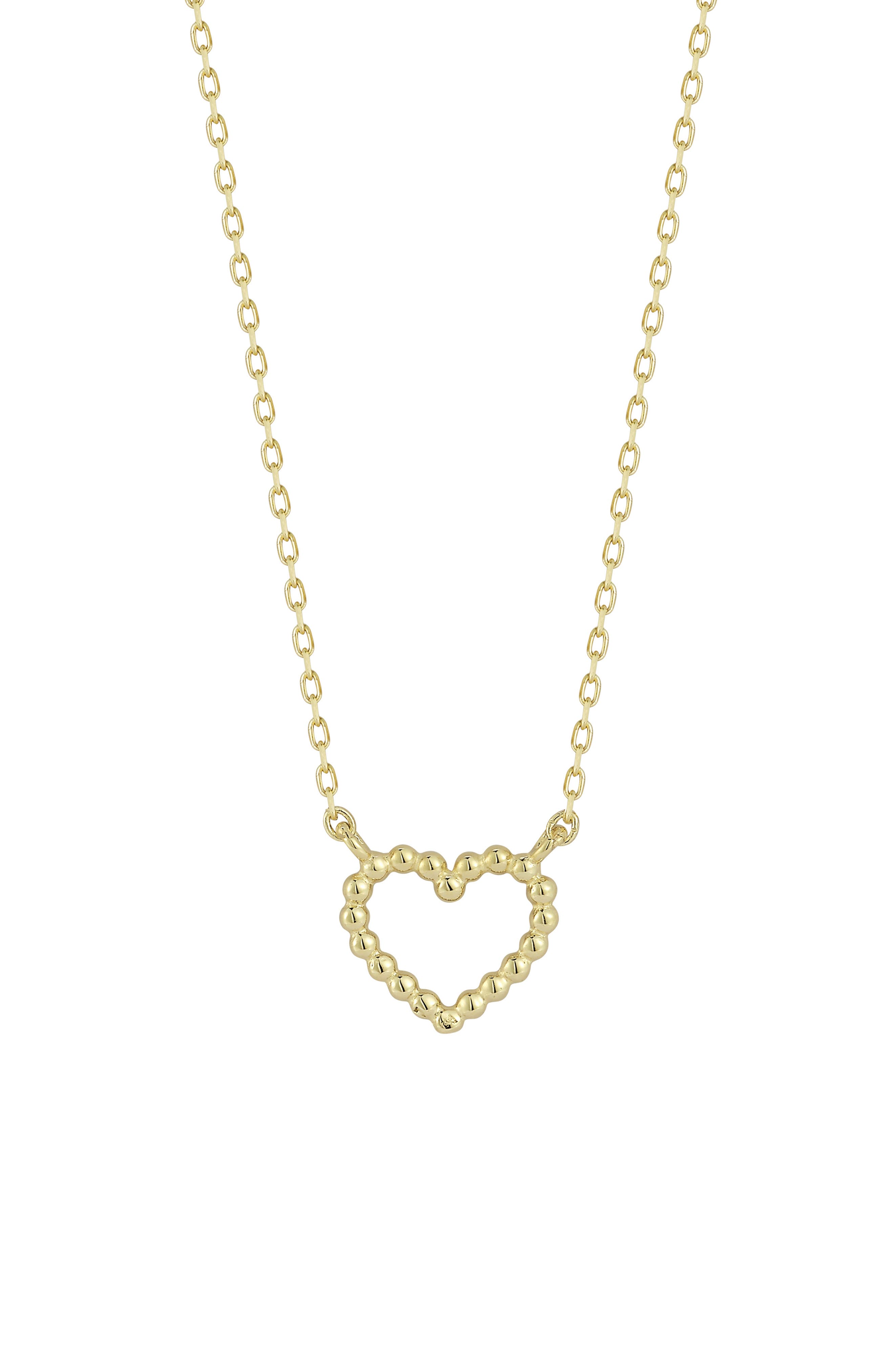 Ember Fine Jewelry 14k Gold Heart Pendant Necklace