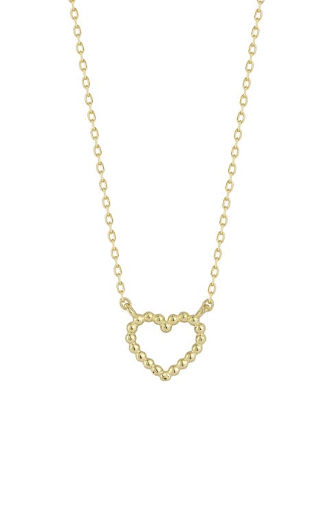 14k Gold Heart Pendant Necklace