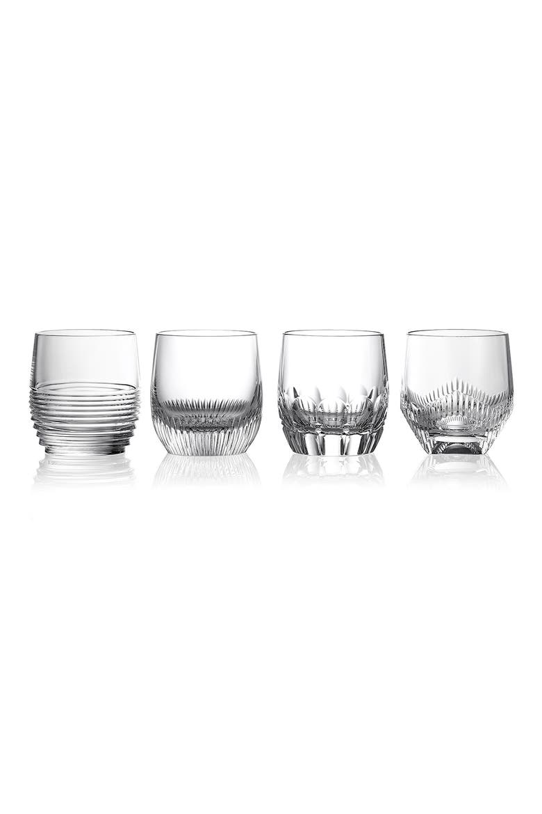 Mixology Mixed Set of 4 Tumblers, Main, color, NO COLOR
