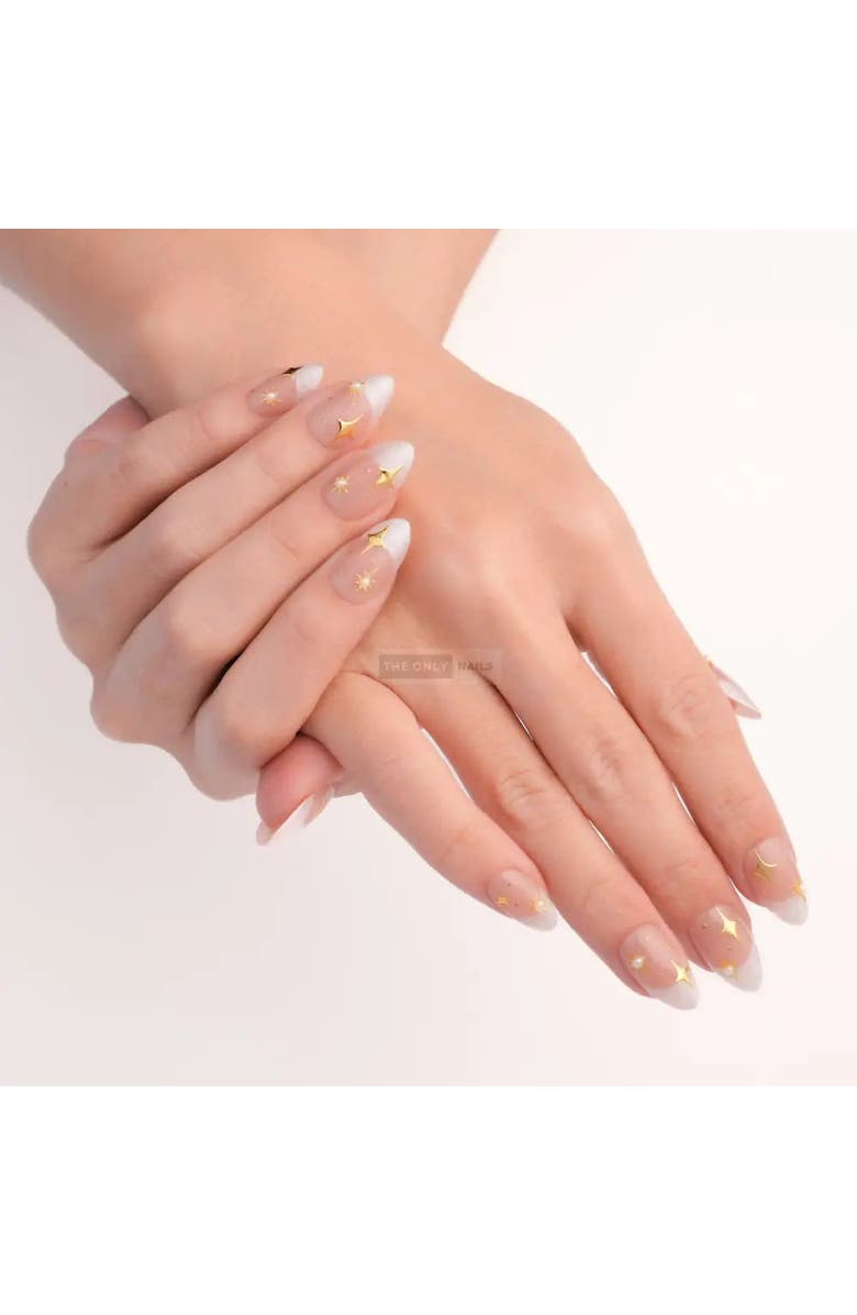 The Only Nails Celestial - Short Almond - Nail Set, Alternate, color, Peachy Rose Gold