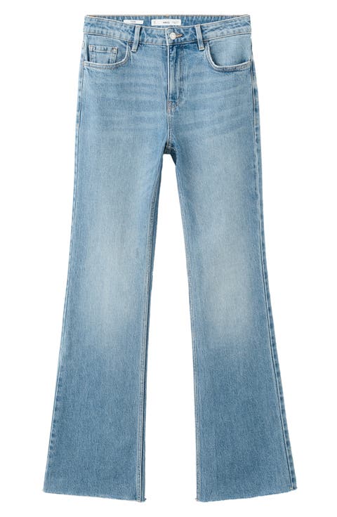 Fiona Mid Rise Flare Jeans