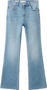 MANGO Fiona Mid Rise Flare Jeans
