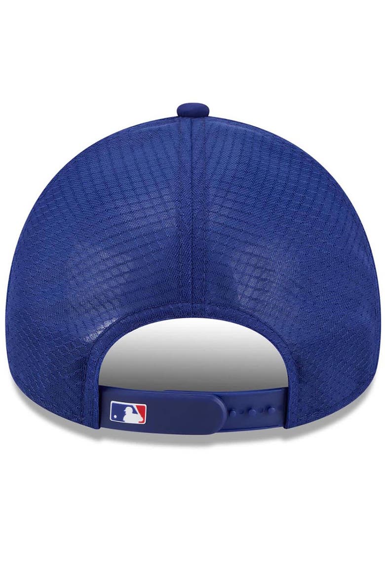 Men's New Era Royal Philadelphia Phillies 2026 Batting Practice Apex 9FORTY Adjustable Trucker Hat, Alternate, color, Royal