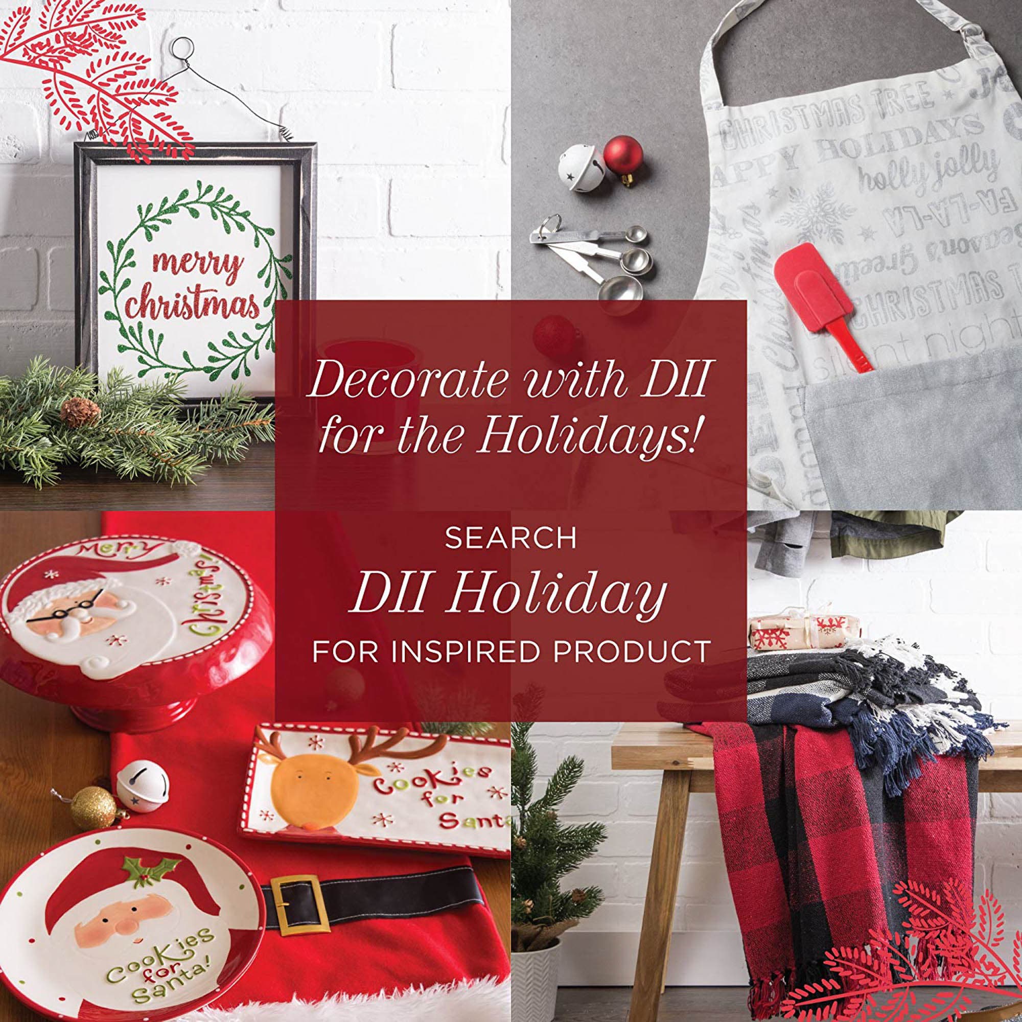 DII Tartan Holly Plaid Tablecloth | Nordstrom
