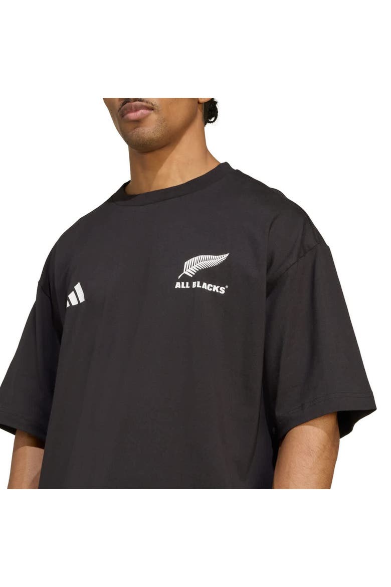 Men's adidas  Black New Zealand Rugby  Presentation Future Icon T-Shirt, Alternate, color, Black