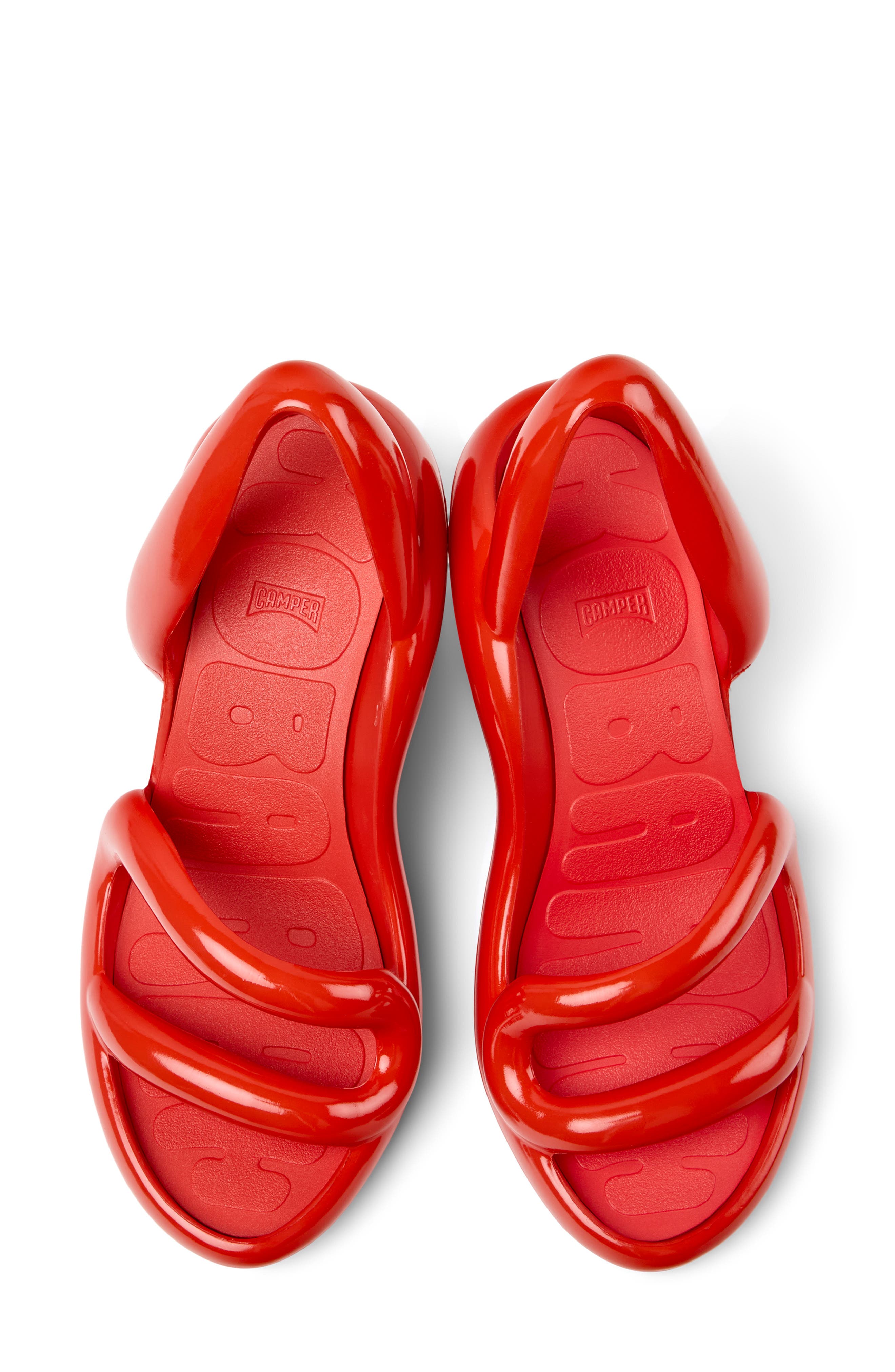 Camper Kobarah Slingback Sandal, Alternate, color, Bright Red