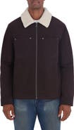 Ben Sherman Faux Shearling Collar Corduroy Jacket