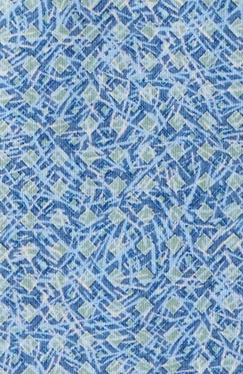 Bugatchi Ooohcotton® Devon Abstract Print Button-up Shirt In Cobalt