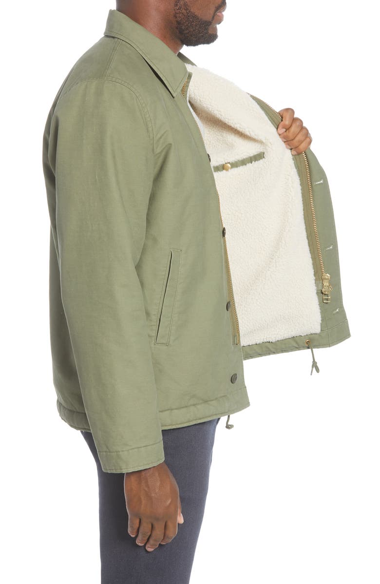 NN07 Rock Slim Fit Faux Fur Lined Jacket, Alternate, color, 