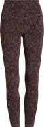 Zella Studio Luxe Print High Waist 7/8 Leggings