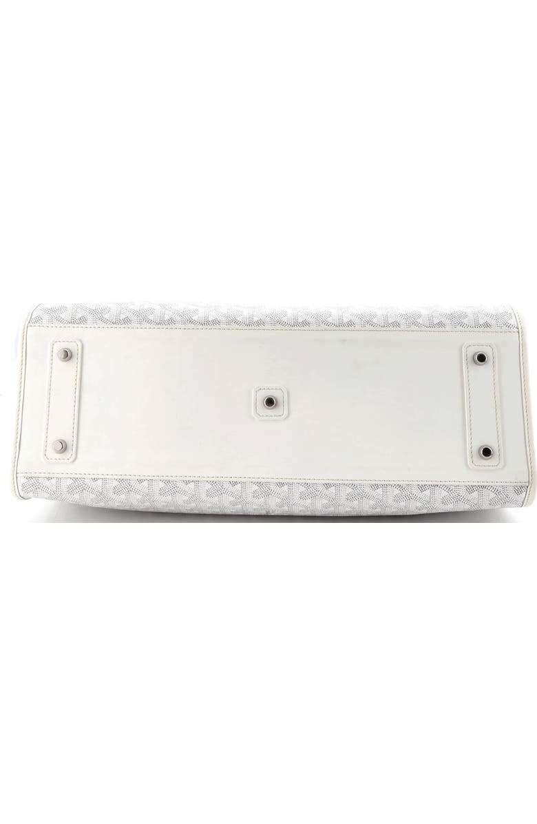 Pre-Owned Goyard Marquises Bag Coated Canvas, Alternate, color, White