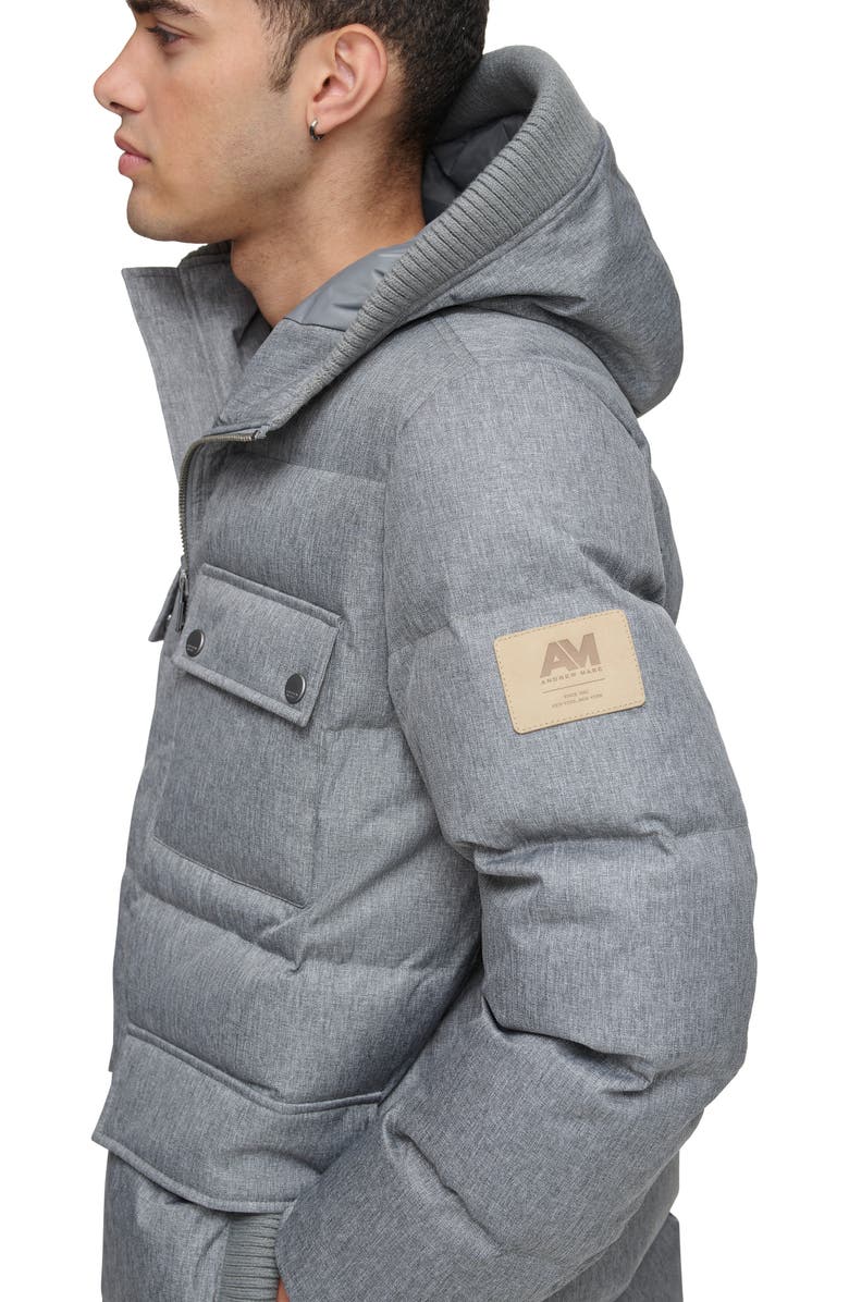 Andrew Marc Amsteg Water Resistant Quilted Down Parka, Alternate, color, 