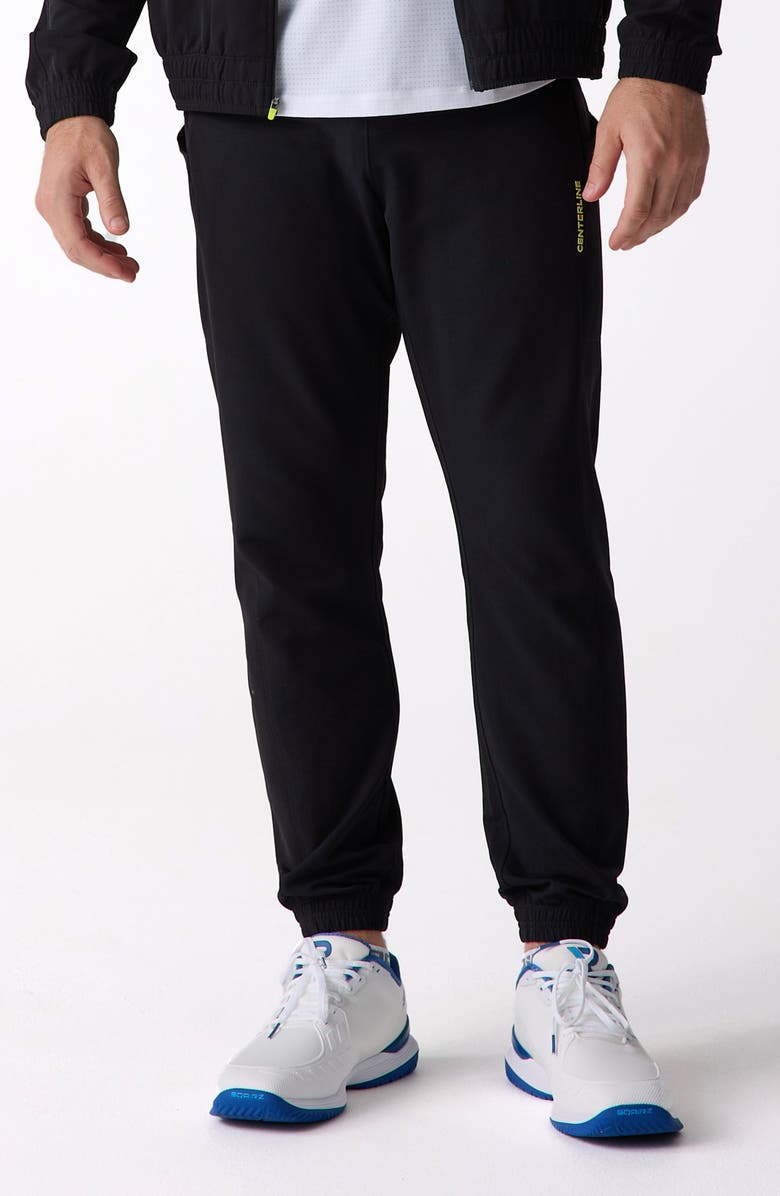 Centerline Athletics Men's Courtside Track Pants, Main, color, Black