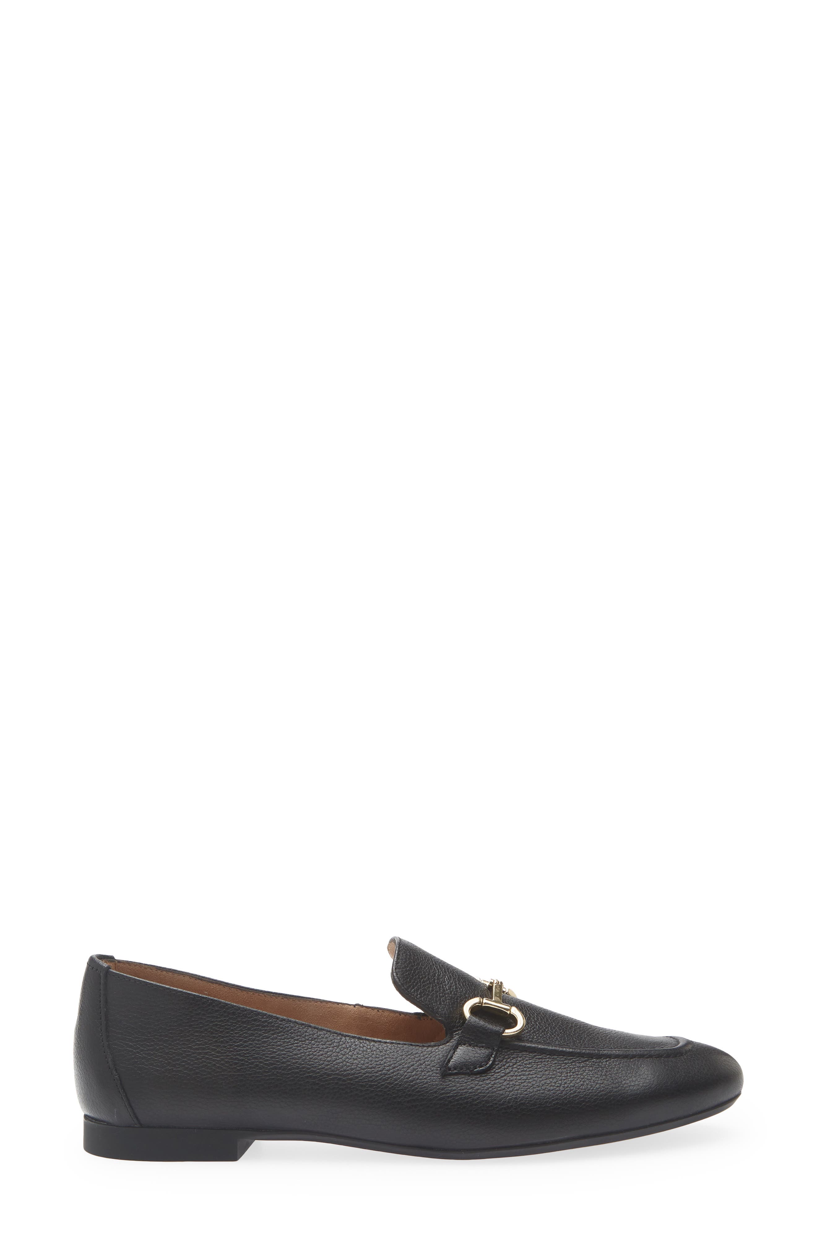 Faith Loafer, Alternate, color, BLACK LEATHER