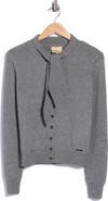 Elie Tahari Tie Neck Cardigan