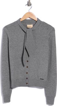 Elie Tahari Tie Neck Cardigan