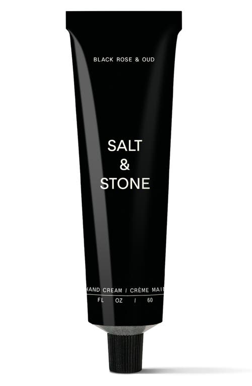 Salt & Stone Hand Cream In Black Rose & Oud