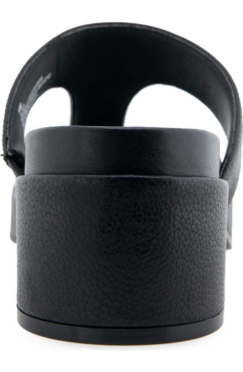 Aerosoles Clio T-Strap Sandal, Alternate, color, Black Leather