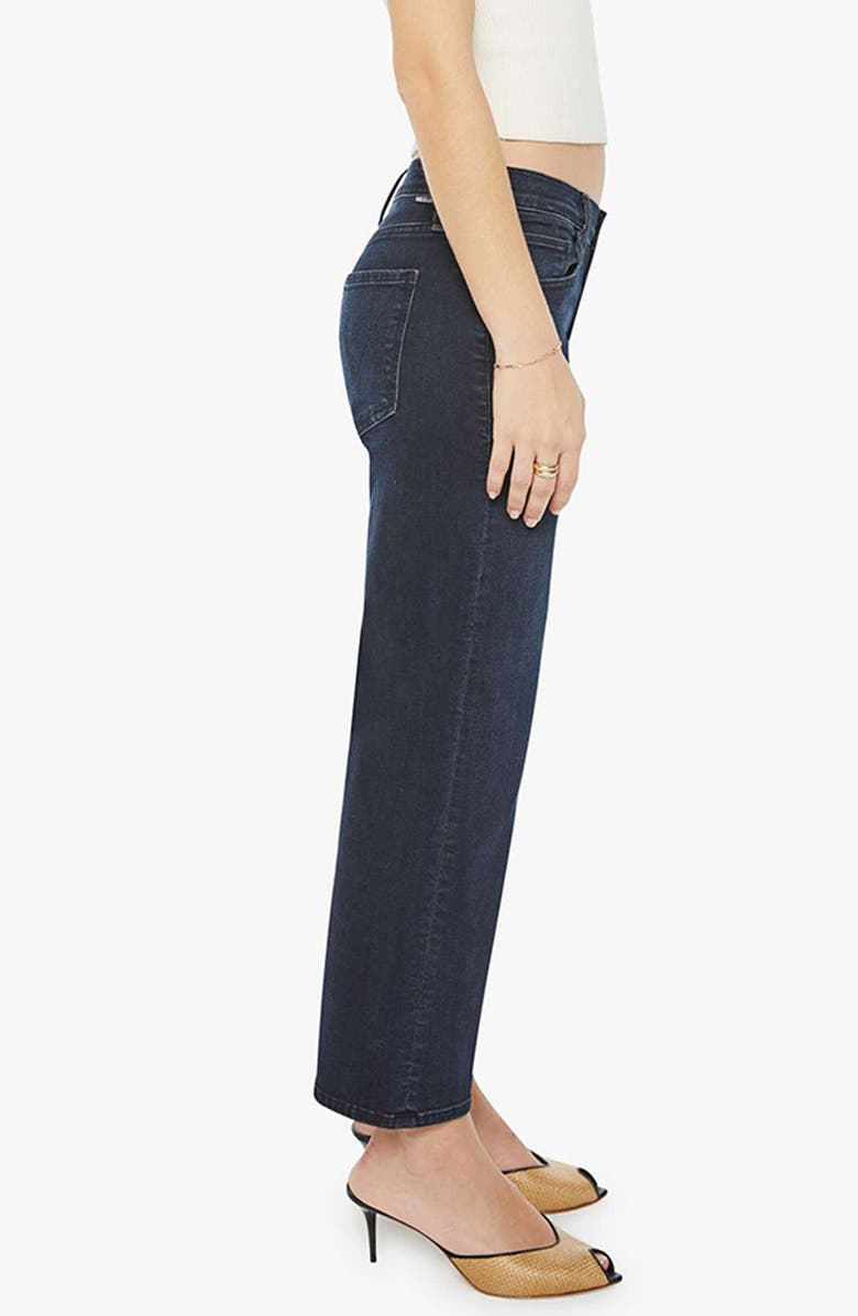 MOTHER Lil' Zip Rambler Ankle Straight Leg Jeans, Alternate, color, Night In Venice