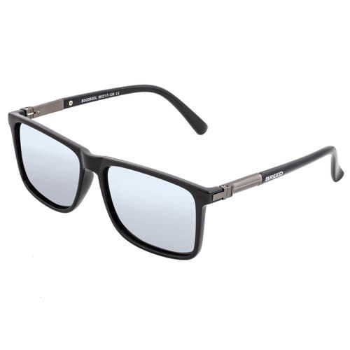 Breed Caelum Polarized Sunglasses In Black/silver