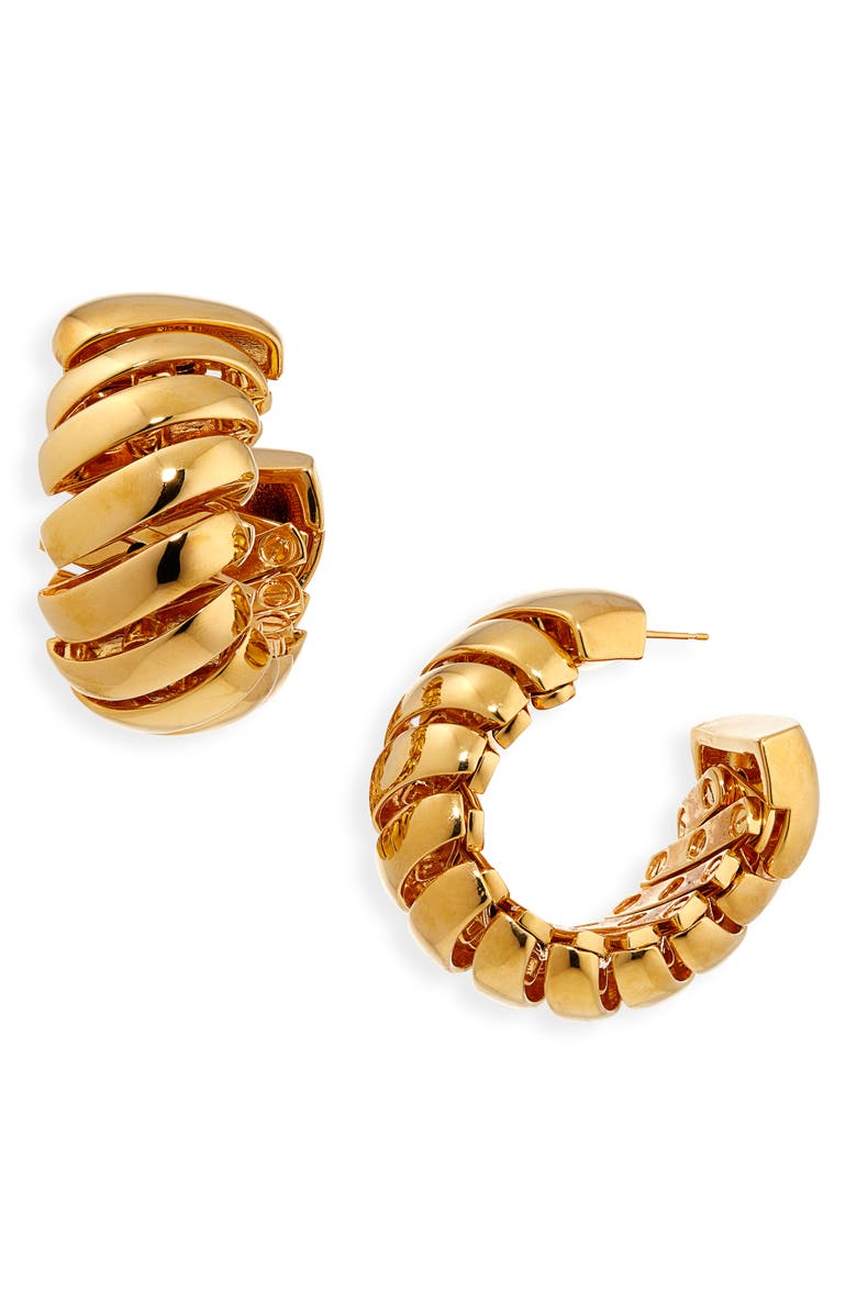 Alaïa Motion Transformable Earrings, Main, color, Or