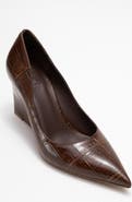 Prologue Shoes Puera Pointed Toe Wedge Pump