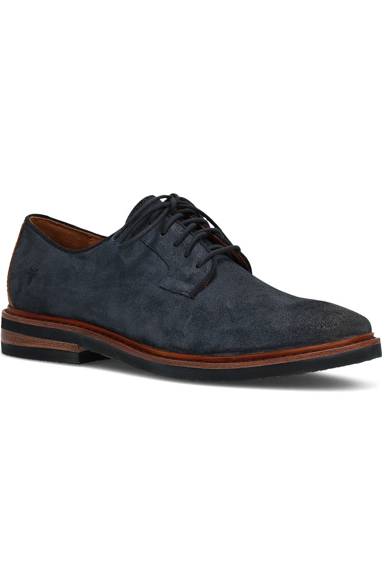 Frye Paul Leather Derby, Main, color, Midnight Blue