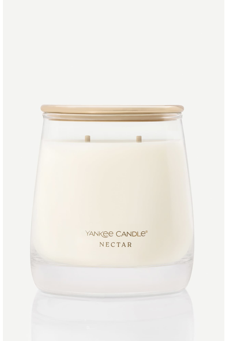 Nectar Premium Medium Jar Candle, Main, color, White