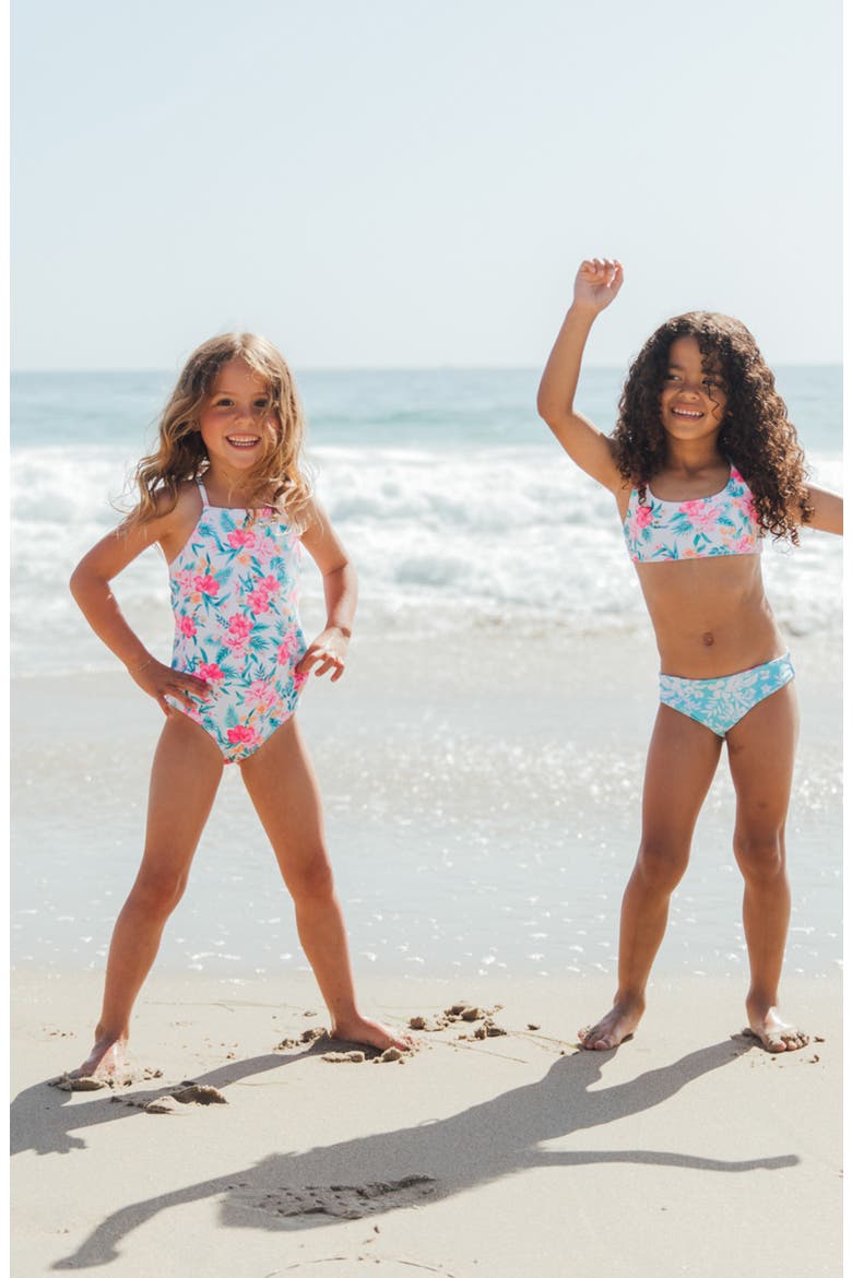 Kids' High Tide UPF 50+ One-Piece Swimsuit, Alternate, color, MULTI