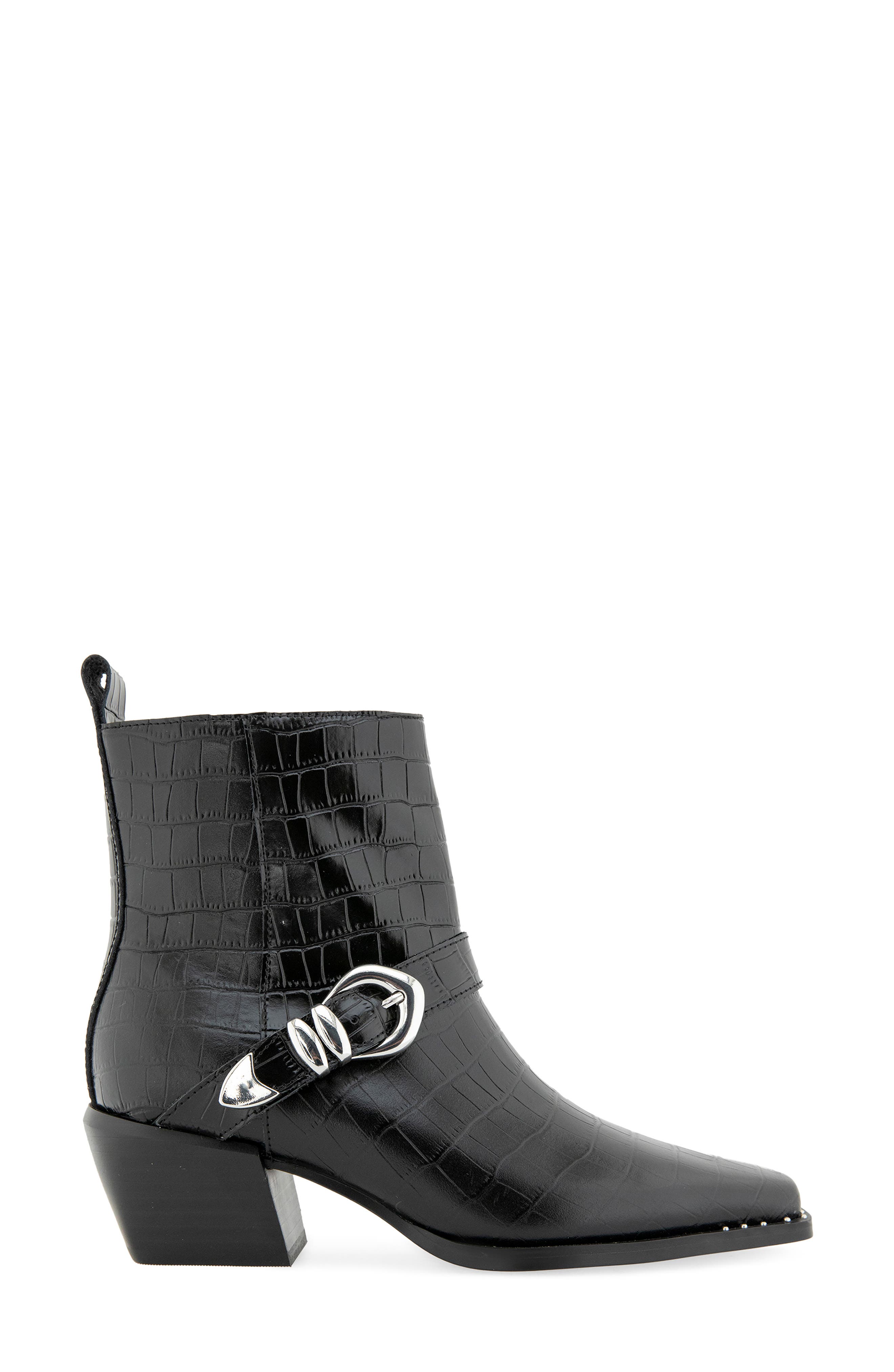 Rebecca Minkoff Maddy Croc Embossed Leather Boot (Women) | Nordstrom