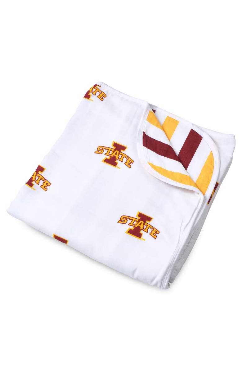 Three Little Anchors Infant Three Little Anchors Iowa State Cyclones 47" x 47" Muslin 4-Layer Blanket, Main, color, 