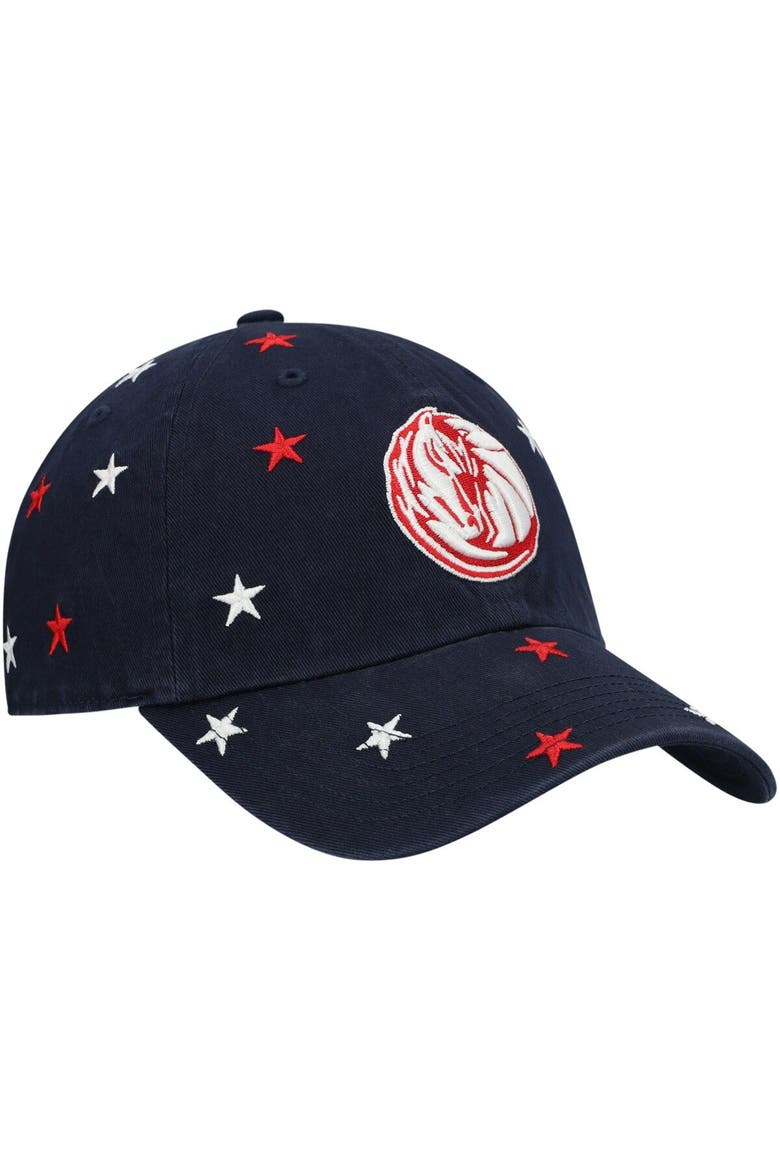 Men's '47 Navy Dallas Mavericks Confetti Cleanup Adjustable Hat, Alternate, color, Navy