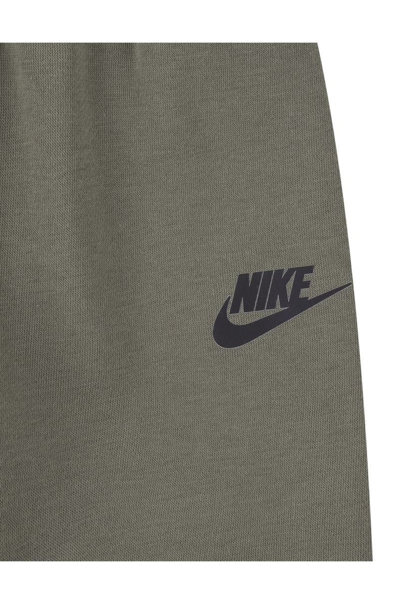 Nike Kids' Future Utility Faux Shearling Vest, Logo T-Shirt & Fleece Joggers Set, Alternate, color, Dark Stucco