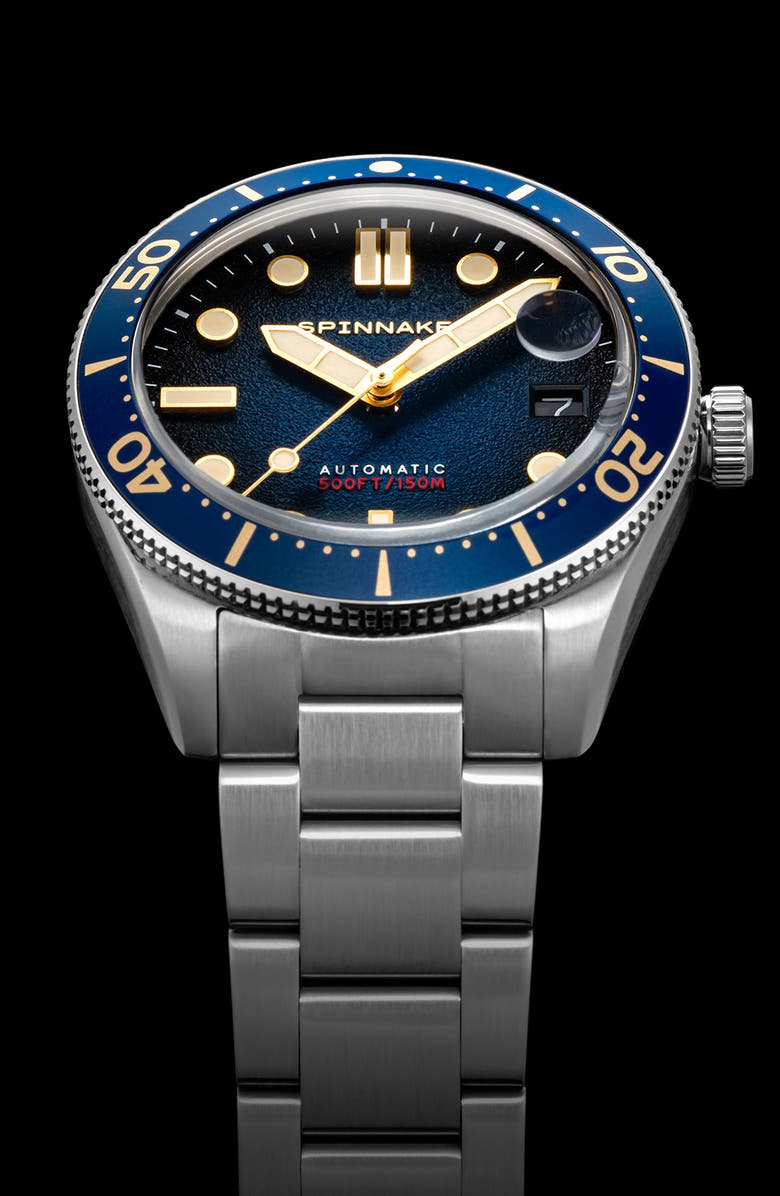 SPINNAKER Croft Midsize Automatic Bracelet Watch, 40mm, Alternate, color, 