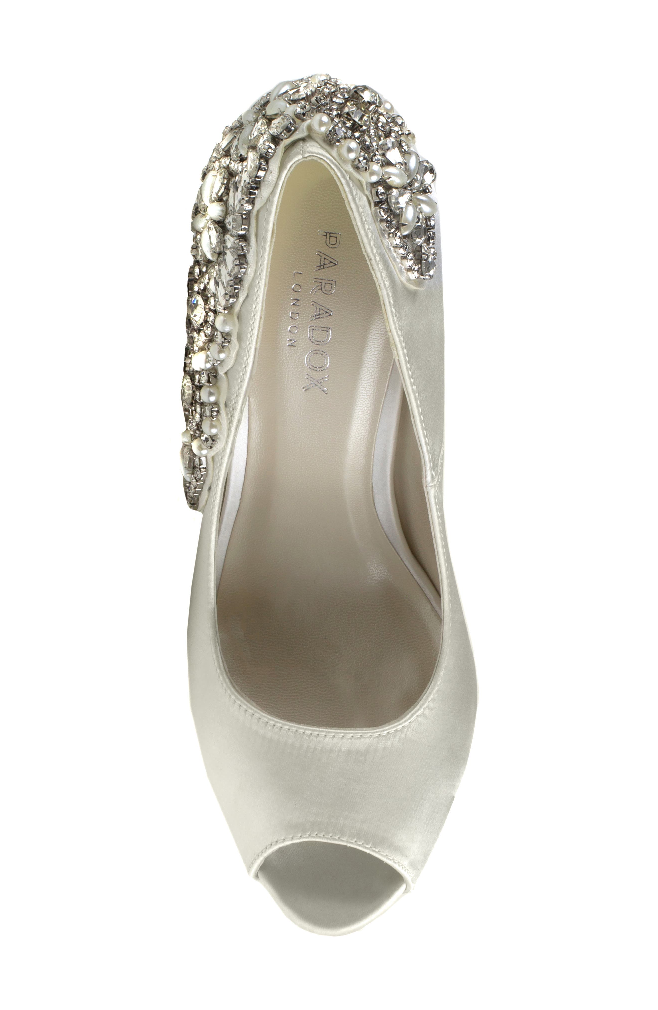 Paradox London Pink Indulgence Embellished Pump, Alternate, color, Ivory