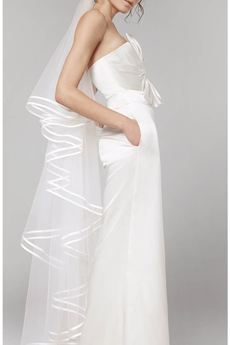 Annie Strapless Jumpsuit, Alternate, color, IVORY