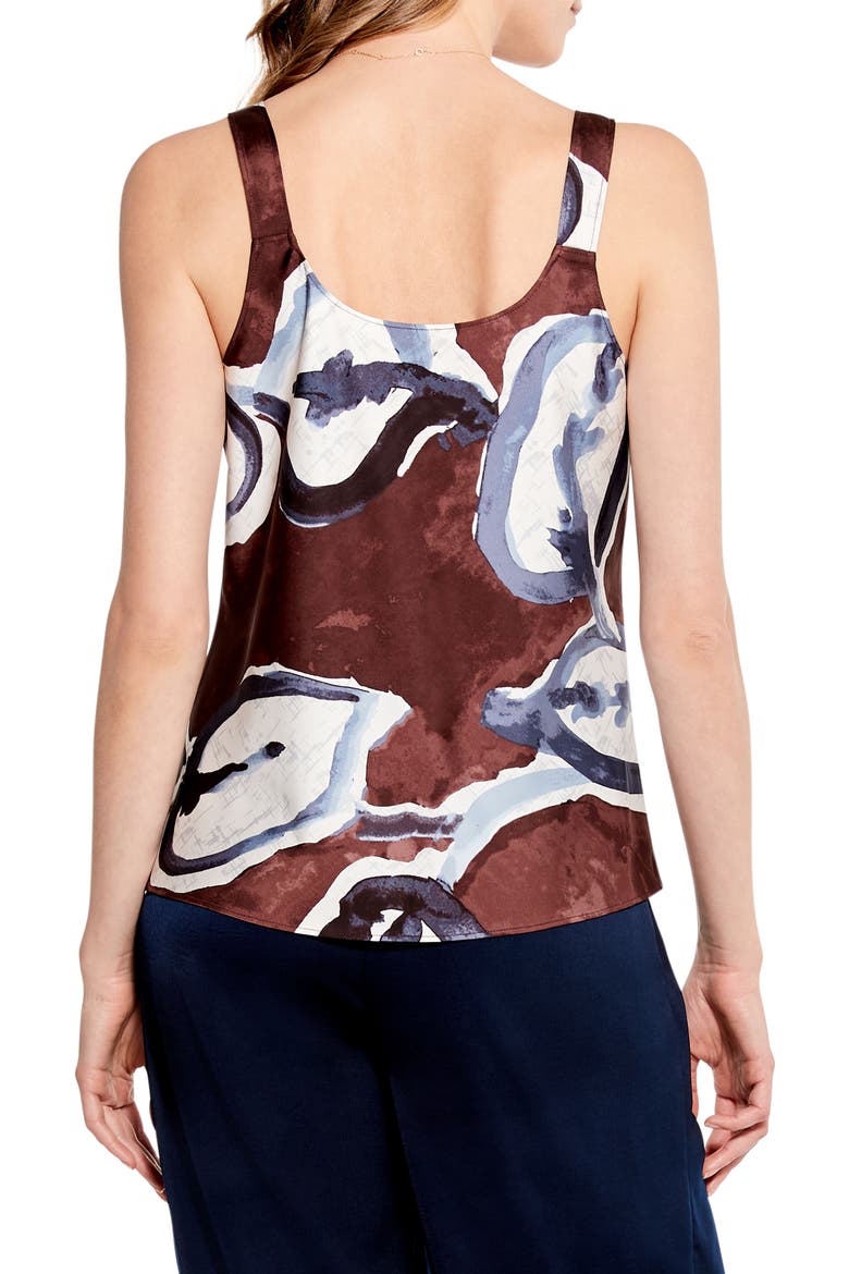 Watercolor Vines Tank, Alternate, color, BROWN MULTI