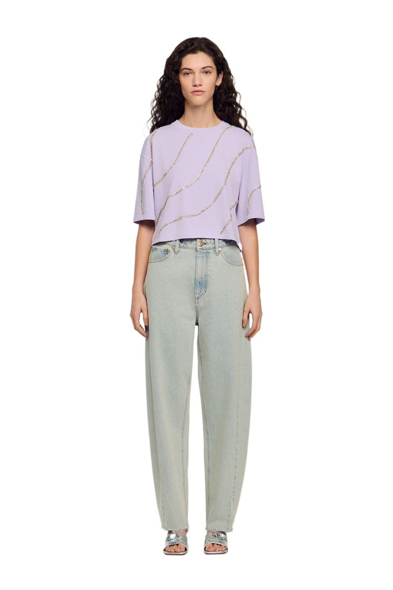 Barrel jeans, Alternate, color, Light bu jean