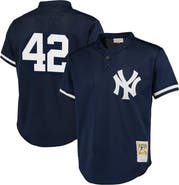 Mitchell & Ness Men's Mitchell & Ness Mariano Rivera Navy New York Yankees Cooperstown Collection Big & Tall Mesh Batting Practice Jersey