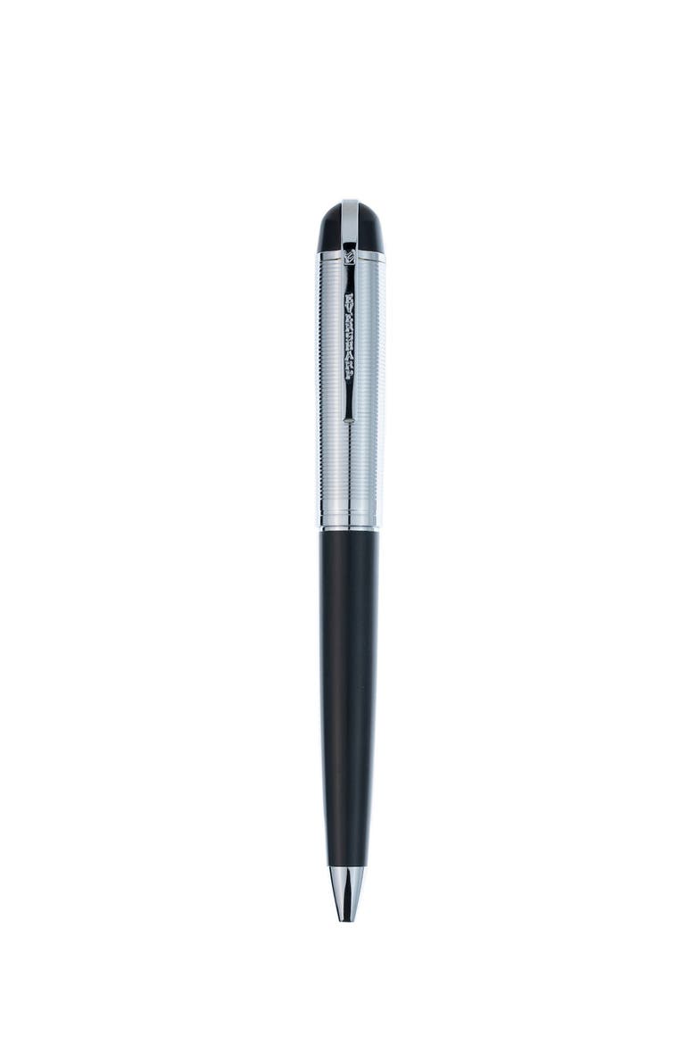 Skyline Black SIlver Ballpoint Pen, Main, color, Black / Silver