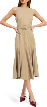 En Saison Autumn Belted Midi Dress